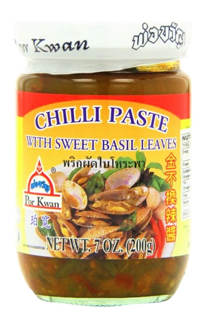 Pasta di chilli con basilico thai dolce - Por Kwan 200 g.